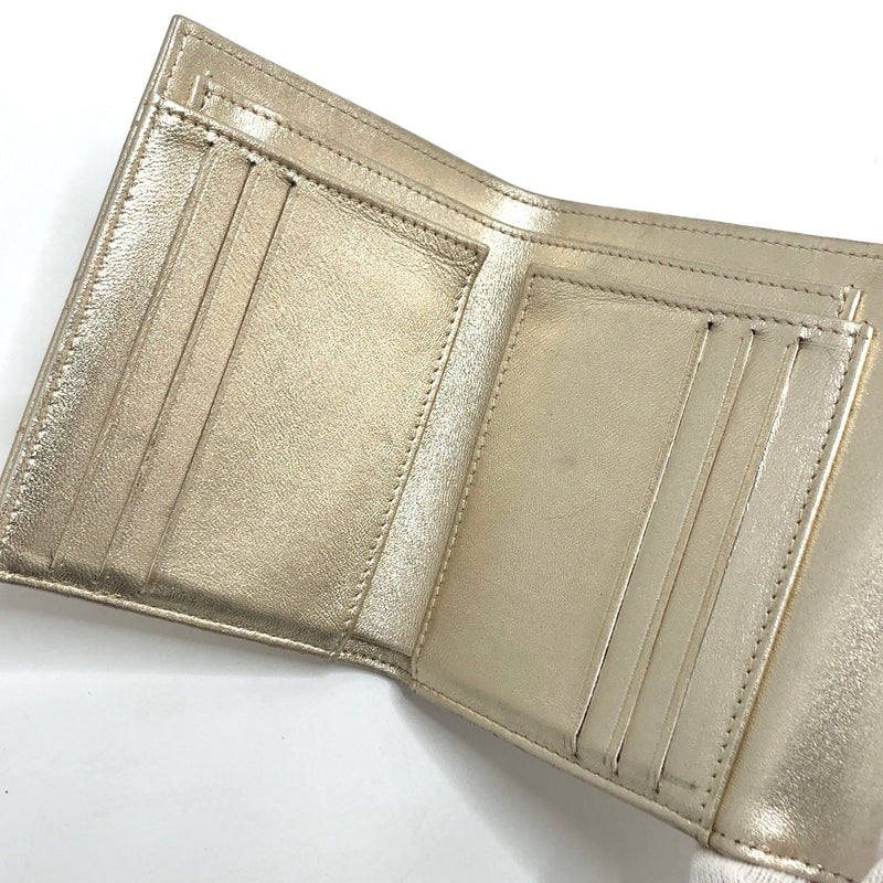 【中古品】【レディース】 CHANEL シャネル A82288 クラシックスモール ウォレット 三つ折り財布 181-260713-rs-07-fur カラー：シャンパンゴールド系 万代Net店