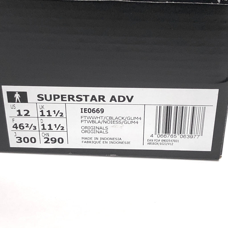 【中古品】【メンズ】 adidas アディダス SUPERSTAR IE0669 スーパースター スニーカー シューズ 靴 161-261008-rs-06-fur サイズ：30.0cm US12 カラー：WHITE/BLACK/GUM 万代Net店