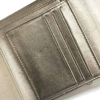 【中古品】【レディース】 CHANEL シャネル A82288 クラシックスモール ウォレット 三つ折り財布 181-260713-rs-07-fur カラー：シャンパンゴールド系 万代Net店