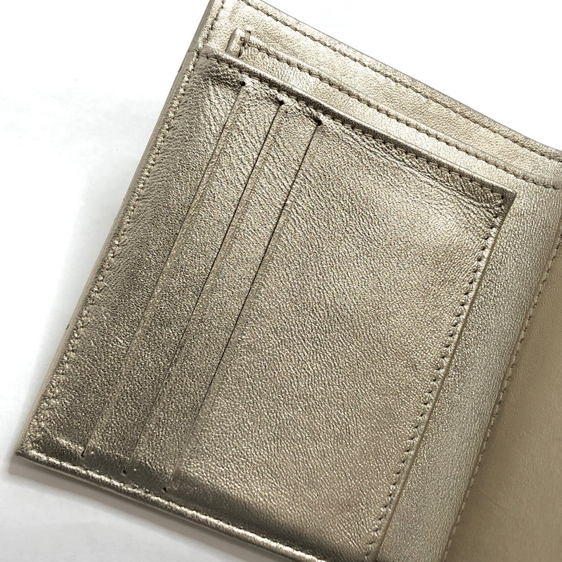 【中古品】【レディース】 CHANEL シャネル A82288 クラシックスモール ウォレット 三つ折り財布 181-260713-rs-07-fur カラー：シャンパンゴールド系 万代Net店
