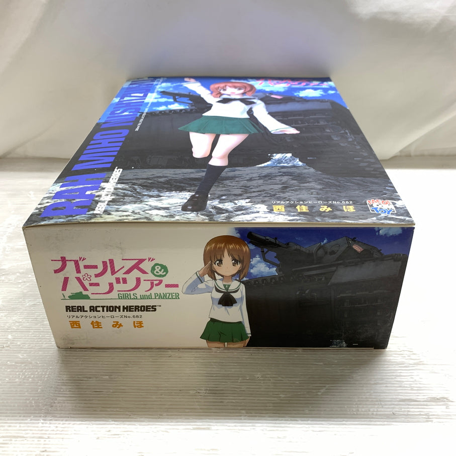 【現状渡し品】 ガールズ＆パンツァー フィギュア リアルアクションヒーローズ No.682 RAH 西住みほ 053-260730-YT-08-min 万代Net店