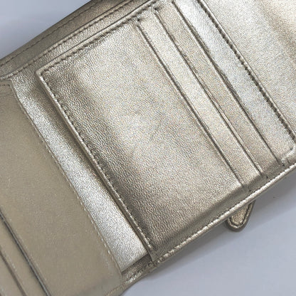 【中古品】【レディース】 CHANEL シャネル A82288 クラシックスモール ウォレット 三つ折り財布 181-260713-rs-07-fur カラー：シャンパンゴールド系 万代Net店