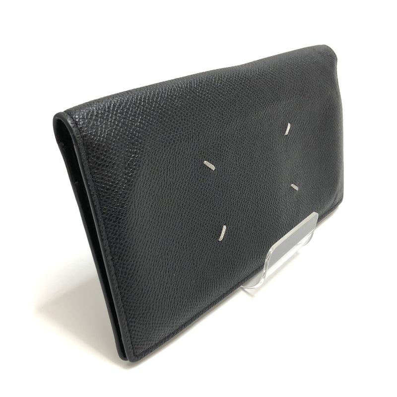 【中古品】【メンズ/レディース】 MAISON MARGIELA メゾンマルジェラ LEATHER LONG WALLET SA1UI0021 レザー 長財布 200-260716-rs-02-fur カラー：ブラック 万代Net店