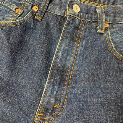 【中古品】【メンズ】 LEVI'S リーバイス 刻印J09 BIG-E 赤耳 140周年記念限定復刻 502XX DENIM PANTS デニム パンツ ボトムス 157-260402-kh-03-izu サイズ：32×36 カラー：インディゴ 万代Net店