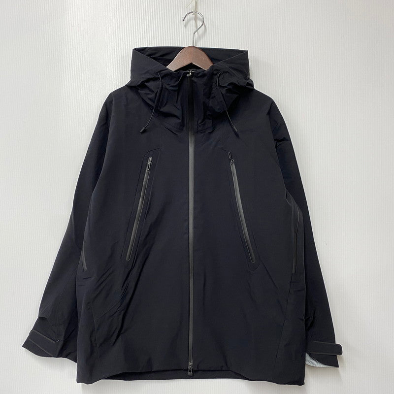 【中古美品】【メンズ】 DESCENTE ALLTERRAIN デサント オルテライン DU6SWBA1M HARDSHELL JACKET CREAS ハードシェル ジャケット クレアス アウター 144-260316-kh-04-izu サイズ：L カラー：ブラック 万代Net店