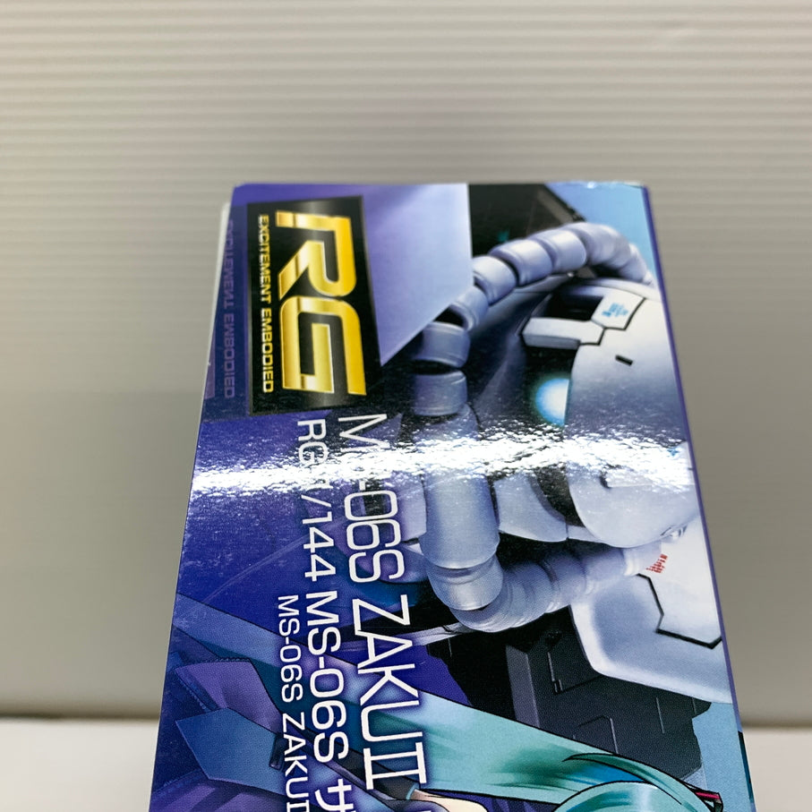 【現状渡し品】 MS-06S　ザクII HATSUNE MIKU 初音ミクver ガンプラ 未組立 箱あり バンダイ 056-260731-YT-01-min 万代Net店