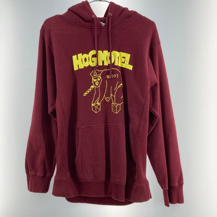 【中古品】【メンズ】 LIFERS L/S PK パーカー 142-260116-WA-06-iwa サイズ：L カラー：バーガンディ 万代Net店