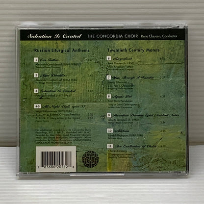 【現状渡し品】 Salvation Is Created コンコルディア合唱団 CD 賛歌 クラシック 014-260217-AS-5-min 万代Net店
