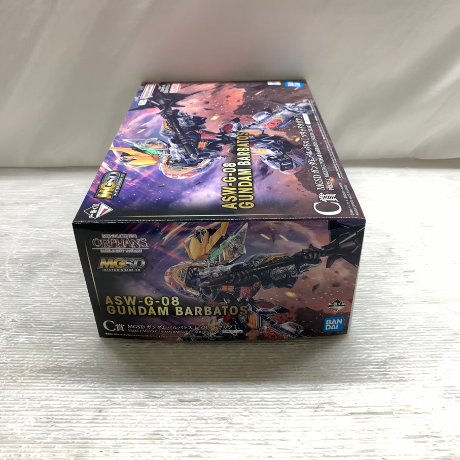 【現状渡し品】 一番くじ 機動戦士ガンダム 鉄血のオルフェンズ C賞 MGSD ガンダムバルバトス ソリッドクリア ガンプラ 未組立 箱あり バンダイ 056-261001-YT-09-min 万代Net店