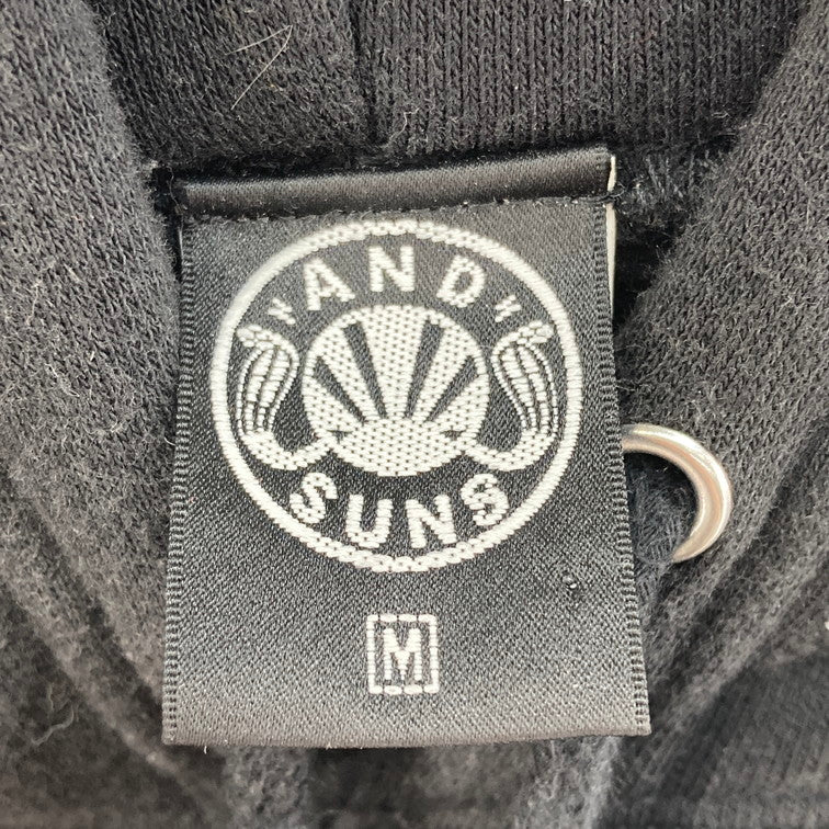 【中古品】【メンズ】 ANDSUNS アンドサンズ パーカー 147-260116-WA-08-iwa サイズ：M カラー：ブラック 万代Net店