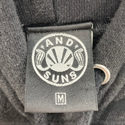 【中古品】【メンズ】 ANDSUNS アンドサンズ パーカー 147-260116-WA-08-iwa サイズ：M カラー：ブラック 万代Net店