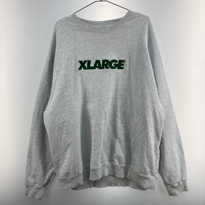 【中古品】【メンズ】 XLARGE エクストララージ スタンダードロゴクルーネックスウェット 147-260116-WA-09-iwa サイズ：XXL カラー：グレー 万代Net店