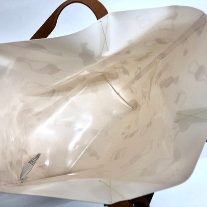 【中古品】【レディース】 TOTE BAG SHMQ0000A5 PVC製 トートバッグ 鞄 188-260202-rs-03-fur カラー：オフホワイト/パープル系 万代Net店