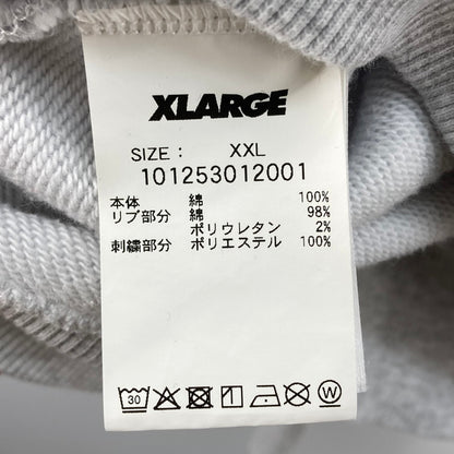 【中古品】【メンズ】 XLARGE エクストララージ スタンダードロゴクルーネックスウェット 147-260116-WA-09-iwa サイズ：XXL カラー：グレー 万代Net店