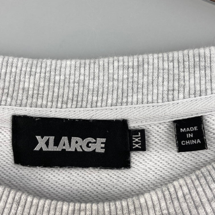 【中古品】【メンズ】 XLARGE エクストララージ スタンダードロゴクルーネックスウェット 147-260116-WA-09-iwa サイズ：XXL カラー：グレー 万代Net店