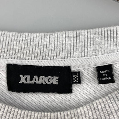 【中古品】【メンズ】 XLARGE エクストララージ スタンダードロゴクルーネックスウェット 147-260116-WA-09-iwa サイズ：XXL カラー：グレー 万代Net店