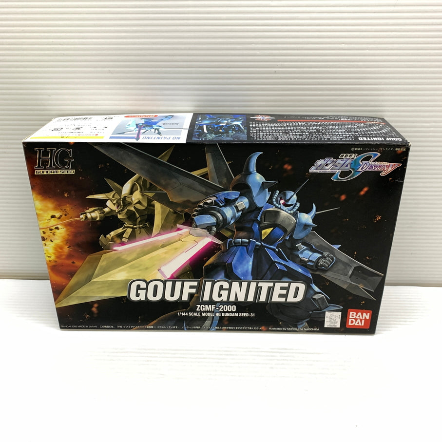 【現状渡し品】 1/144 HG ZGMF-2000 グフ イグナイテッド 量産機 ガンプラ 未組立 箱あり バンダイ 058-260731-YT-07-min 万代Net店