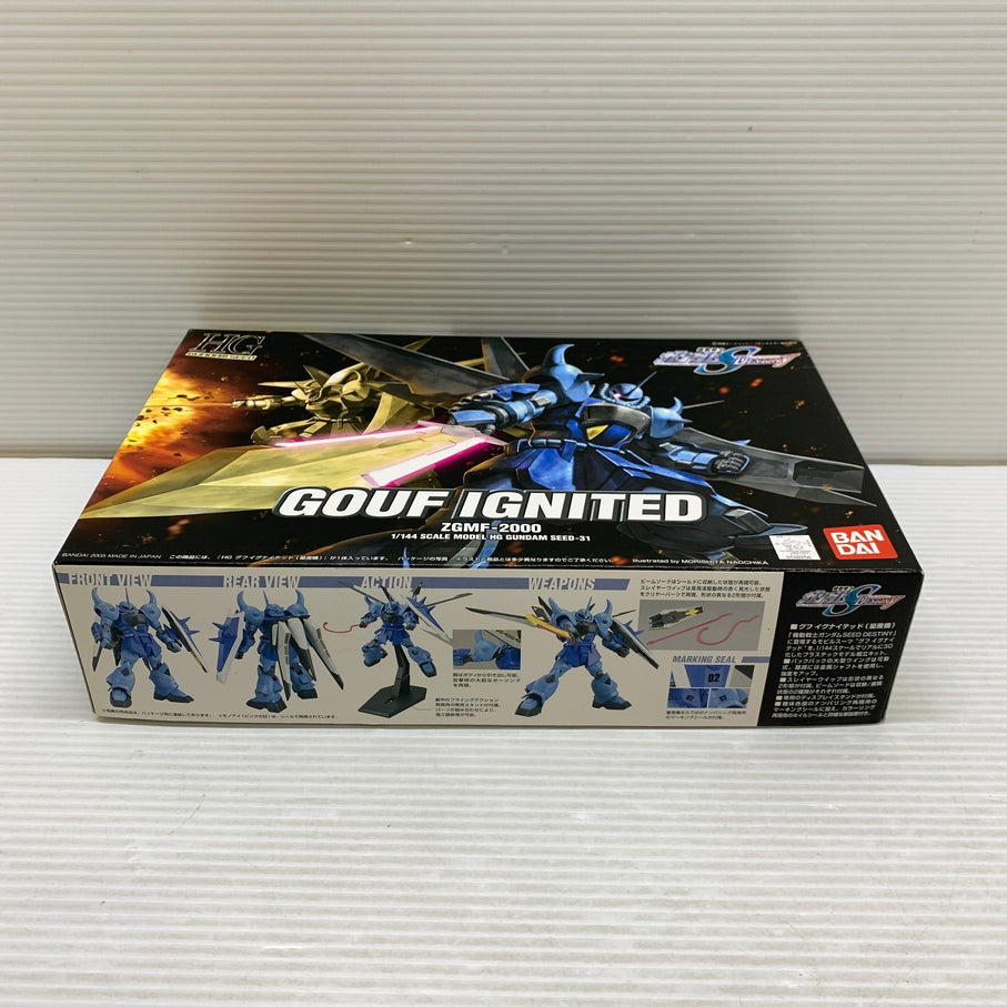 【現状渡し品】 1/144 HG ZGMF-2000 グフ イグナイテッド 量産機 ガンプラ 未組立 箱あり バンダイ 058-260731-YT-07-min 万代Net店