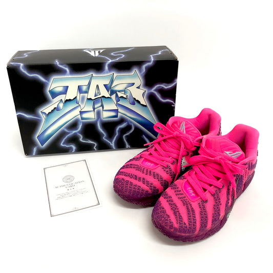 【現状渡し品】【メンズ】 NIKE ナイキ JA 3 EP 'PRICE OF ADMISSION' HF2794-600 ジャ 3 ジャ モラント スニーカー シューズ 靴 160-261009-rs-01-fur サイズ：26.5cm US8.5 カラー：ピンク 万代Net店