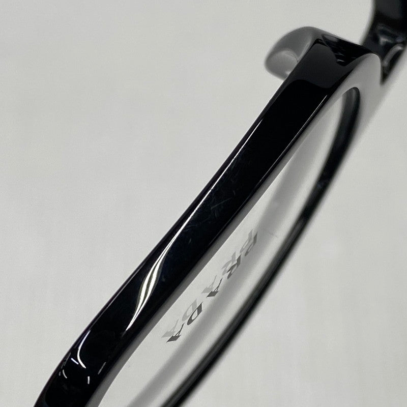 【中古品】【メンズ/レディース】 PRADA プラダ VPR 08Z-F BOSTON TYPE GLASSES ボストン タイプ グラッシーズ メガネ 眼鏡 203-261017-cs-06-izu サイズ：54口18-140 カラー：ブラック 万代Net店