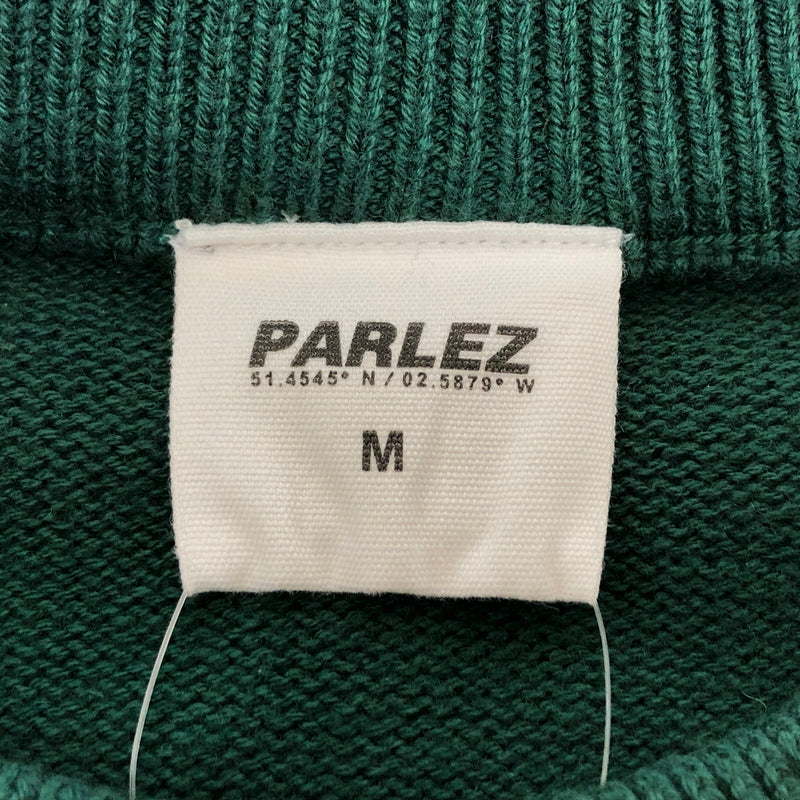 【中古美品】【メンズ】 PARLEZ パーレイ Parlez Yard Knit Crew PARHW23047 ニット セーター 長袖 トップス 148-261009-rs-02-fur サイズ：M カラー：グリーン/ブラウン/アイボリー/レッド 万代Net店