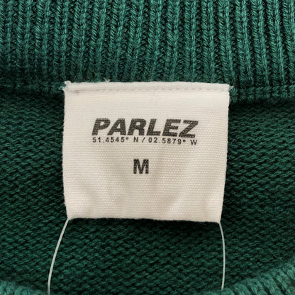【中古美品】【メンズ】 PARLEZ パーレイ Parlez Yard Knit Crew PARHW23047 ニット セーター 長袖 トップス 148-261009-rs-02-fur サイズ：M カラー：グリーン/ブラウン/アイボリー/レッド 万代Net店