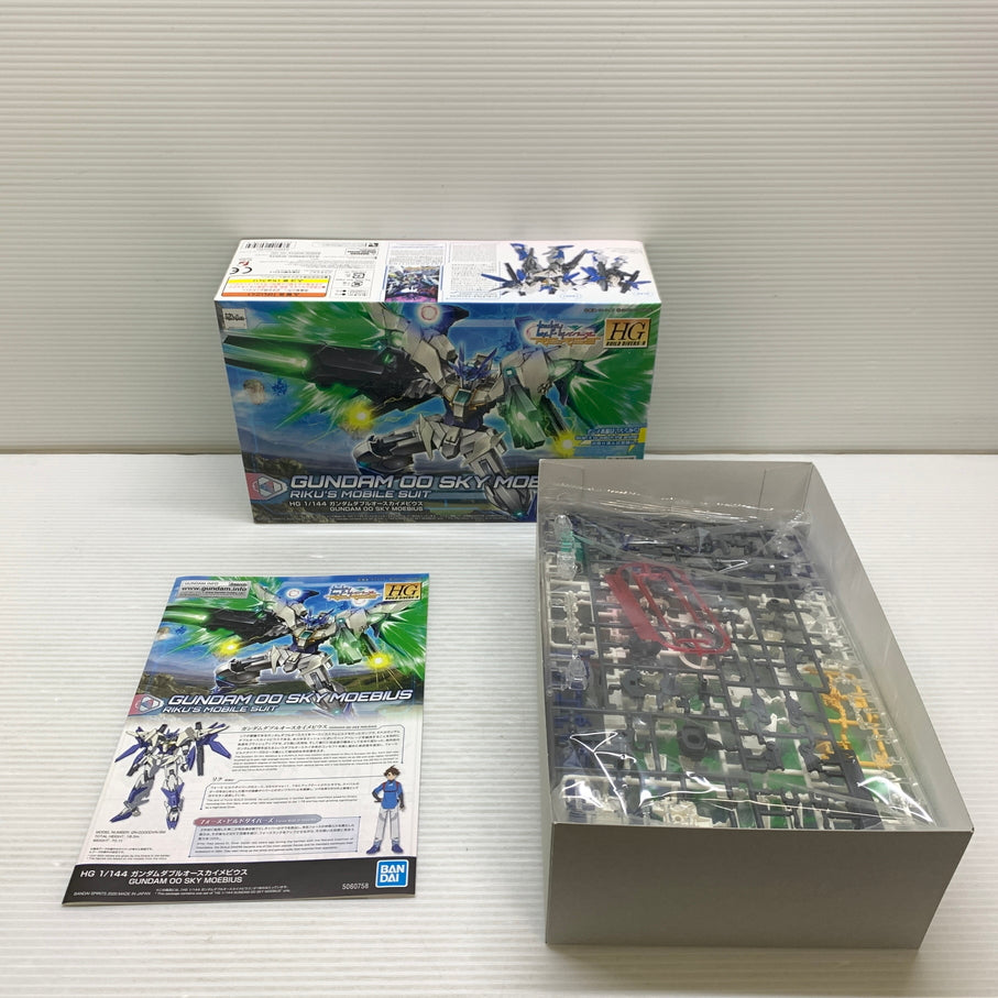 【現状渡し品】 ガンダムビルドダイバーズRe：RISE ガンダムダブルオースカイメビウス ガンプラ 未組立 箱あり バンダイ 058-260731-YT-09-min 万代Net店