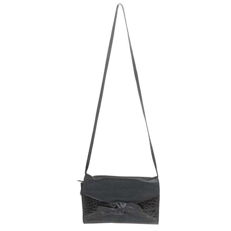 【中古品】【レディース】 OLD GUCCI オールドグッチ SHOULDER BAG ショルダーバッグ ポシェット 鞄 ヴィンテージ 180-260716-rs-04-fur カラー：ブラック 万代Net店