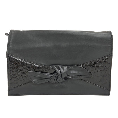 【中古品】【レディース】 OLD GUCCI オールドグッチ SHOULDER BAG ショルダーバッグ ポシェット 鞄 ヴィンテージ 180-260716-rs-04-fur カラー：ブラック 万代Net店