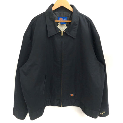 【中古品】【メンズ】 DICKIES ディッキーズ WORK JACKET ワークジャケット ブルゾン アウター 古着 146-261009-rs-04-fur サイズ：3XL カラー：ブラック 万代Net店