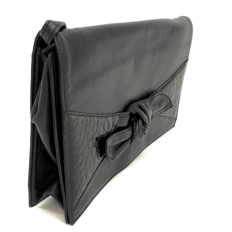 【中古品】【レディース】 OLD GUCCI オールドグッチ SHOULDER BAG ショルダーバッグ ポシェット 鞄 ヴィンテージ 180-260716-rs-04-fur カラー：ブラック 万代Net店