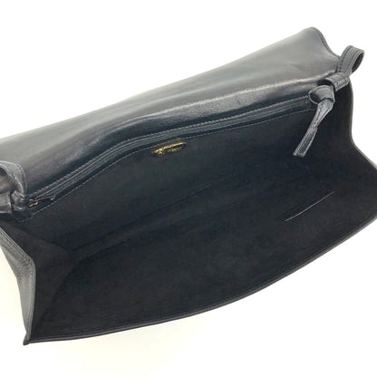 【中古品】【レディース】 OLD GUCCI オールドグッチ SHOULDER BAG ショルダーバッグ ポシェット 鞄 ヴィンテージ 180-260716-rs-04-fur カラー：ブラック 万代Net店