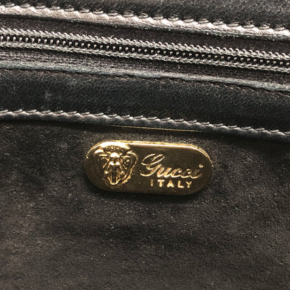 【中古品】【レディース】 OLD GUCCI オールドグッチ SHOULDER BAG ショルダーバッグ ポシェット 鞄 ヴィンテージ 180-260716-rs-04-fur カラー：ブラック 万代Net店