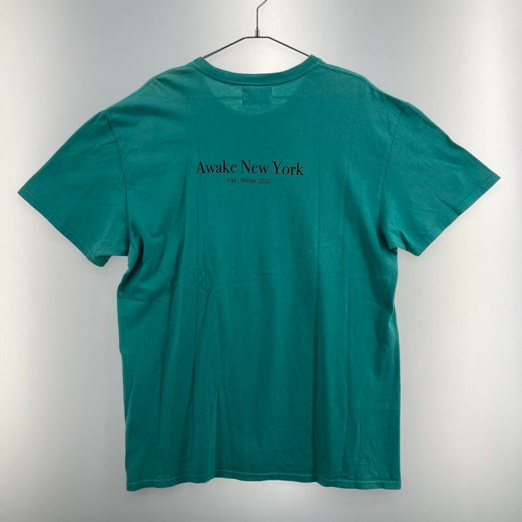 【中古品】【メンズ】 AWAKE NY TEE Tシャツ 142-260117-WA-02-iwa サイズ：XL カラー：グリーン系 万代Net店
