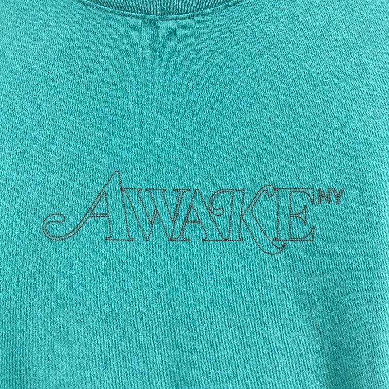 【中古品】【メンズ】 AWAKE NY TEE Tシャツ 142-260117-WA-02-iwa サイズ：XL カラー：グリーン系 万代Net店