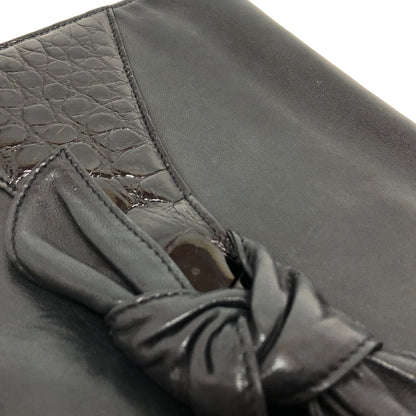 【中古品】【レディース】 OLD GUCCI オールドグッチ SHOULDER BAG ショルダーバッグ ポシェット 鞄 ヴィンテージ 180-260716-rs-04-fur カラー：ブラック 万代Net店