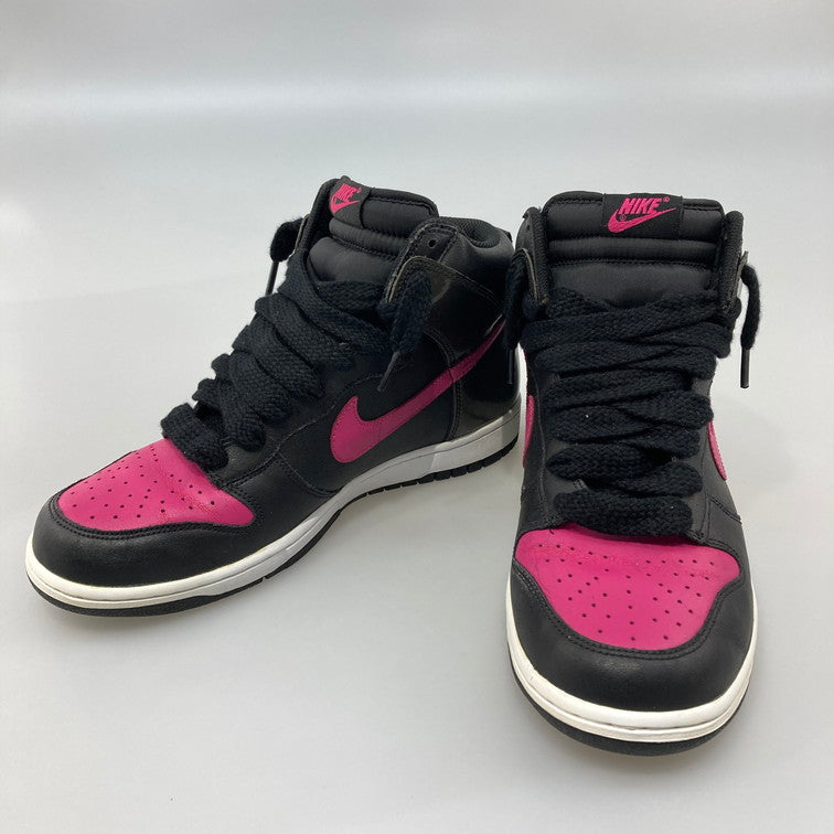 【中古品】【メンズ】 NIKE ナイキ 407922-015 WMNS DUNK HI スニーカー 本体のみ 160-260506-WA-02-iwa サイズ：29cm カラー：ブラック ピンク 万代Net店