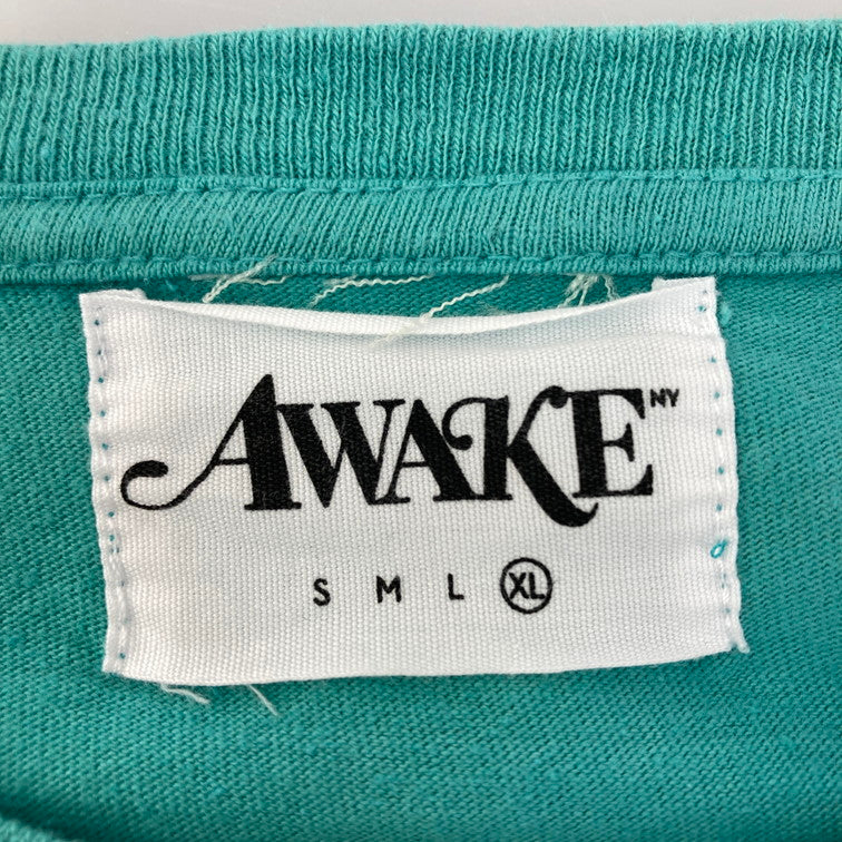 【中古品】【メンズ】 AWAKE NY TEE Tシャツ 142-260117-WA-02-iwa サイズ：XL カラー：グリーン系 万代Net店