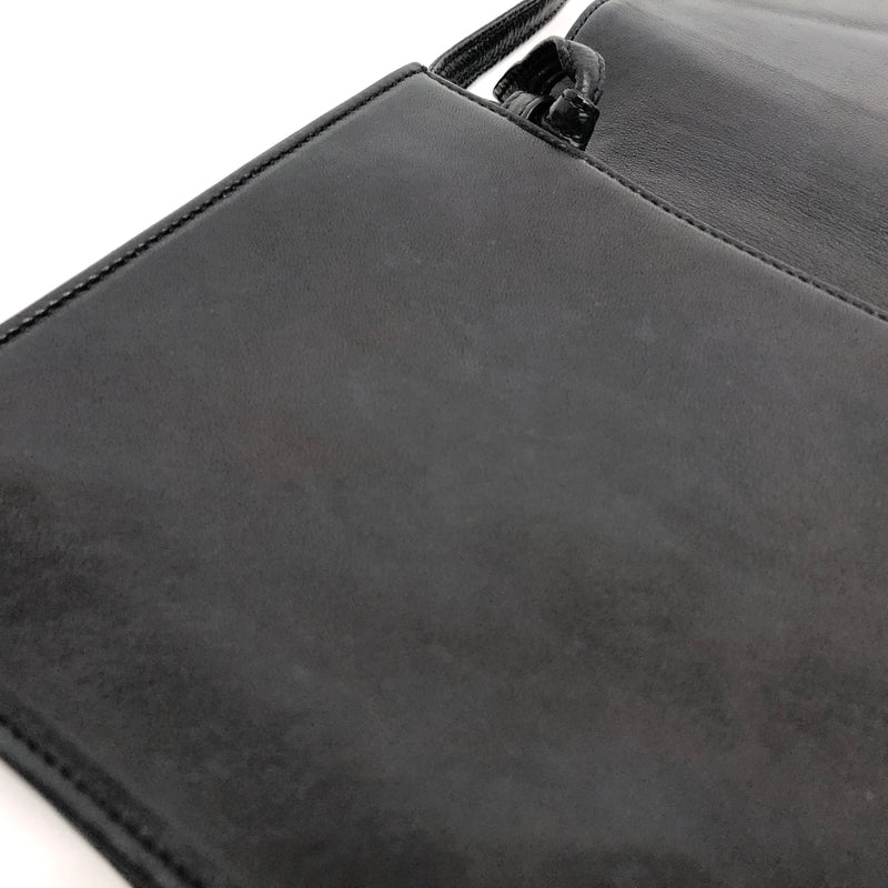 【中古品】【レディース】 OLD GUCCI オールドグッチ SHOULDER BAG ショルダーバッグ ポシェット 鞄 ヴィンテージ 180-260716-rs-04-fur カラー：ブラック 万代Net店