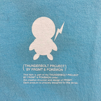 【中古品】【メンズ】 THUNDERBOLT PROJECT BY FRGMT&POKEMON 21SS ポッチャマ TEE Tシャツ 142-260117-WA-03-iwa サイズ：M カラー：ライトブルー 万代Net店