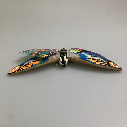 【中古品】 バンダイ ムービーモンスターEXシリーズ レインボーモスラ ソフビ 人形 044-251027-AS-9-min 万代Net店