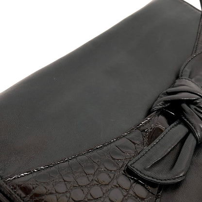 【中古品】【レディース】 OLD GUCCI オールドグッチ SHOULDER BAG ショルダーバッグ ポシェット 鞄 ヴィンテージ 180-260716-rs-04-fur カラー：ブラック 万代Net店