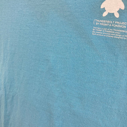 【中古品】【メンズ】 THUNDERBOLT PROJECT BY FRGMT&POKEMON 21SS ポッチャマ TEE Tシャツ 142-260117-WA-03-iwa サイズ：M カラー：ライトブルー 万代Net店