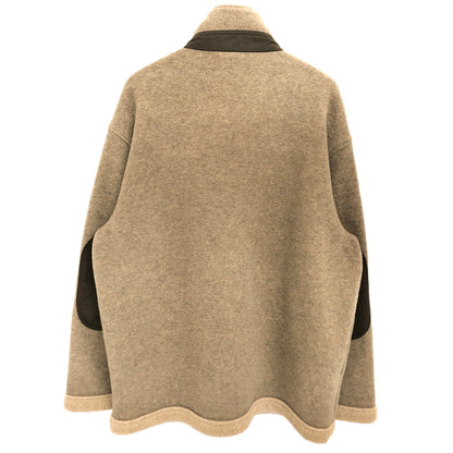 【現状渡し品】【メンズ】 L.L.BEAN エルエルビーン 90S ZIP UP BOA FLEECE JACKET フリースジャケット アウター 古着 ヴィンテージ 146-261014-rs-02-fur サイズ：L カラー：ベージュ系 万代Net店