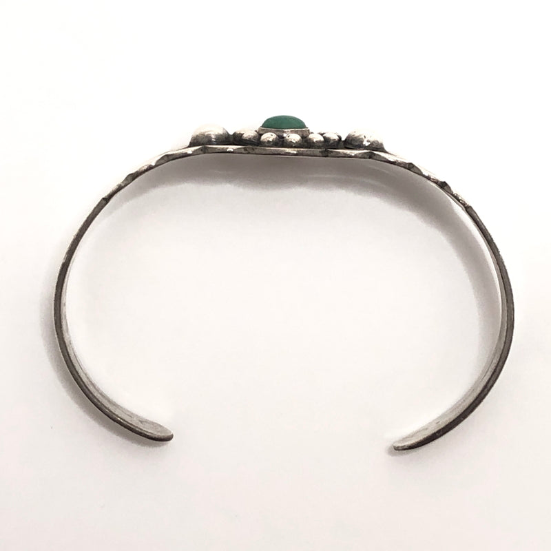 【中古品】【メンズ/レディース】 FRED HARVEY STYLE BANGLE バングル ブレスレット ヴィンテージ アクセサリー 191-260716-rs-05-fur カラー：シルバー/グリーン 万代Net店