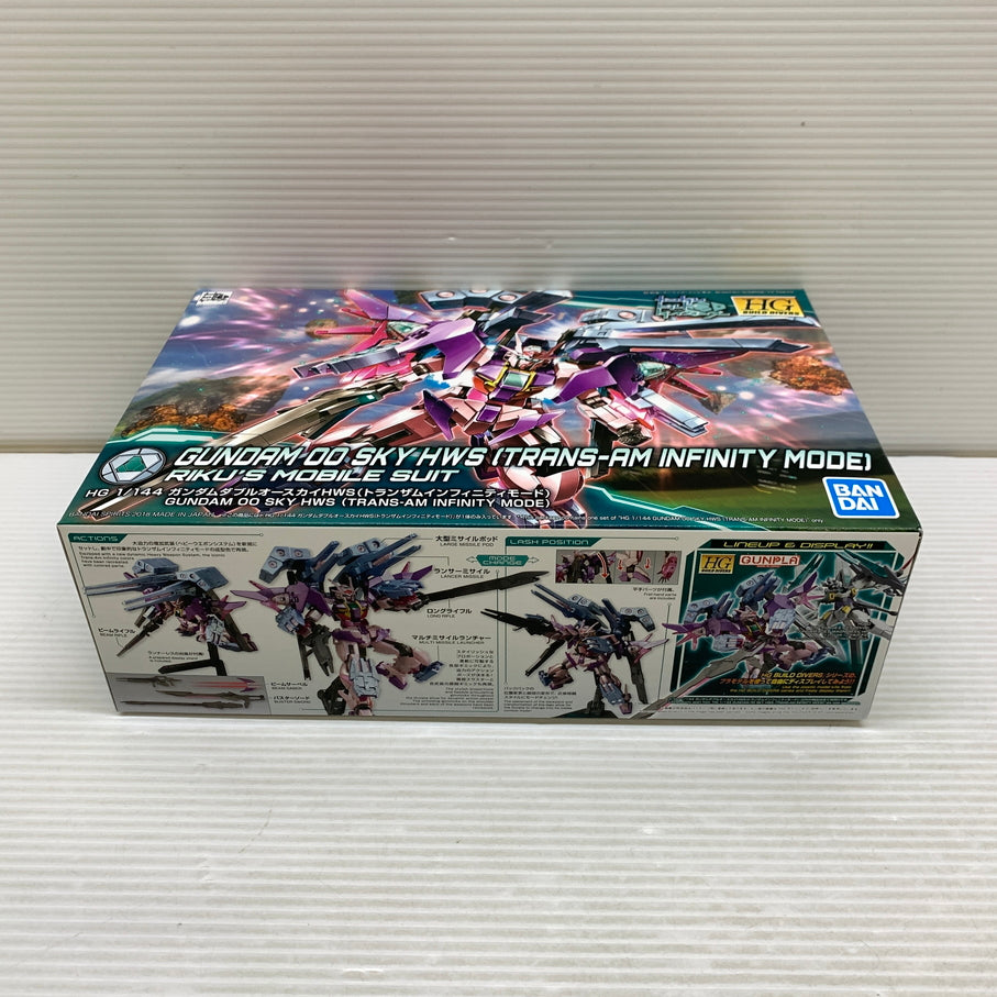 【現状渡し品】 HG ガンダムダブルオースカイHWS トランザムインフィニティモード ガンプラ 未組立 箱あり バンダイ 058-260731-YT-13-min 万代Net店
