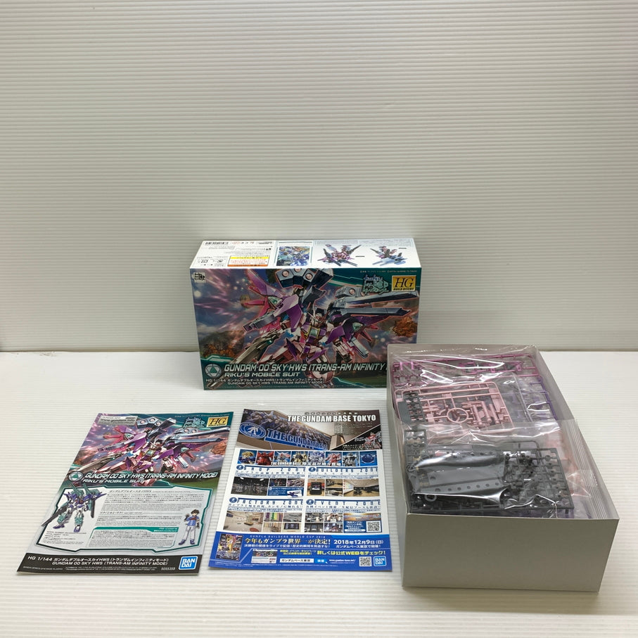 【現状渡し品】 HG ガンダムダブルオースカイHWS トランザムインフィニティモード ガンプラ 未組立 箱あり バンダイ 058-260731-YT-13-min 万代Net店
