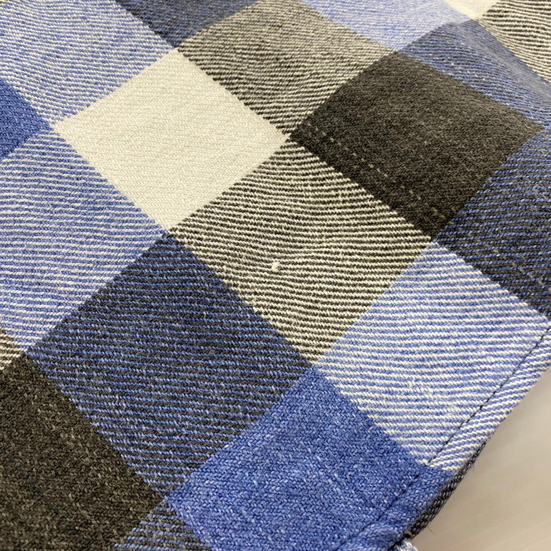 【中古品】【メンズ】 FIVE BROTHER ファイブブラザー 70~80's FLANNEL CHECK L/S SHIRT VINTAGE 70～80年代 フランネル チェック ロングスリーブ シャツ 長袖 トップス ヴィンテージ 145-251124-yo-05-tei サイズ：L カラー：ブルー 万代Net店