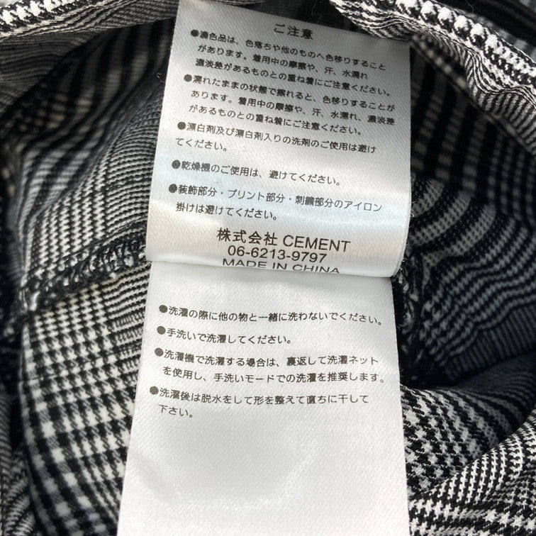 【中古品】【メンズ】 adamsJUGGLER チェック柄 スキニーパンツ 158-260506-WA-03-iwa サイズ：M カラー：グレー系 万代Net店