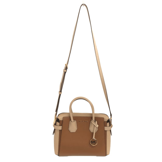 【中古品】【レディース】 MICHAEL KORS マイケルコース MERCER 35F2GM9S1T マーサー ショルダーバッグ ハンドバッグ 鞄 188-261014-rs-01-fur カラー：ブラウン/ベージュ 万代Net店